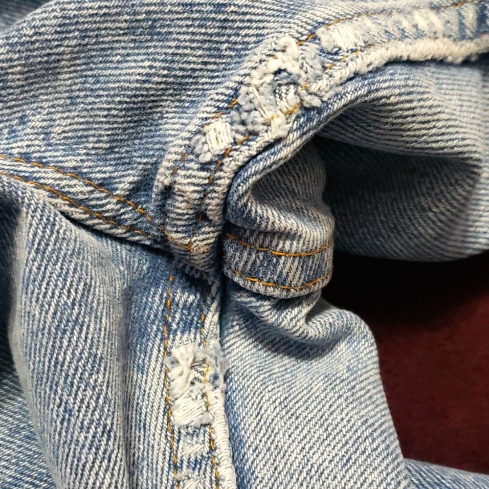 RARE!! Vintage Plus Size Chic High Waist Faded Light Wash Curvy "Mom" Jeans - Picture 11 of 11